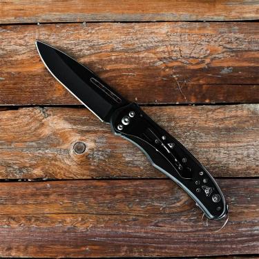 Imagem de Canivete Retrátil Portátil Bolso Faca Camping Pesca Militar