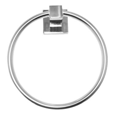 Imagem de Porta Toalha De Rosto E Mãos Argola Para Banheiro Quadrado - DAGUA