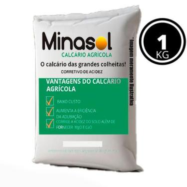 Imagem de Calcário Dolomítico - Pacote com 1 KG - MINASOL