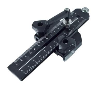 Imagem de Jig de Serra de Mesa, T Slot T Serra de Gabarito Fina de Gabarito Ferramenta de Corte de Serra Com Bloco Limite para 3/8x3/4 Polegadas T Slot 2-5/8 a 8-1/2 Polegadas Ajuste