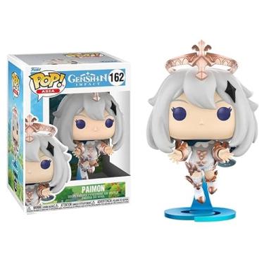 Imagem de Funko Genshin Impact + Pop Protector: boneco de vinil Pop! Games Asia (conjunto de presente com caixa protetora de colecionador da marca ToyBop) (Paimon com suporte #162/68382)