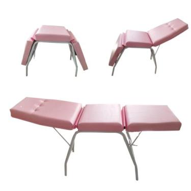 Imagem de maca 3 Posições Rosa Salão, Beleza, massagem Depilação - HENVIFER