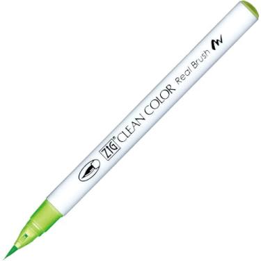 Imagem de CANETA ZIG PEN REAL BRUSH LIME GREEN RB 6000AT 409