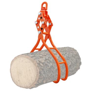 Imagem de JY PERFORMANCE Gancho de garra de madeira de 78 polegadas, garra de toras de 4 garras, pinças de madeira de aço resistente com abertura máxima de 78,7 cm, capacidade de 1,134 kg para tratores