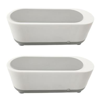 Imagem de Limpador Ultrassonico Kit 2 unidades Oculos Joia Anel Pincel de Maquiagem Acessorios Multiuso Alta Frequencia Estojo