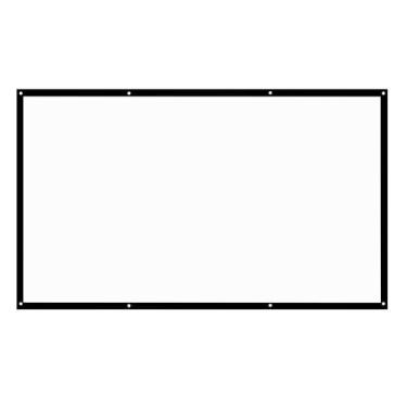 Imagem de Tela do Projetor Screen 16: 9 HD Tela Dobrável Tela Portátil Tela de Filme Montada para Casa de Cinema Em Home Theater (100 polegadas)