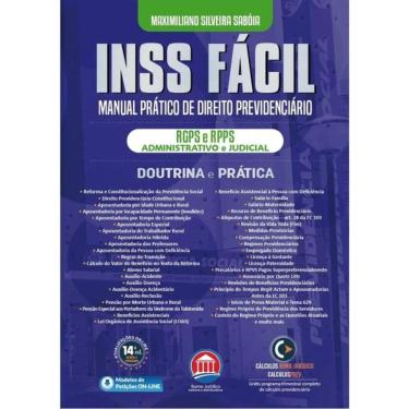 Imagem de Inss Fácil - Manual Prático De Direito Previdenciário - 2025