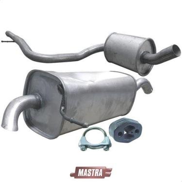 Imagem de Kit Escapamento Abafador + Traseiro Ecosport 1.6 2006 A 2008 - ScapJá