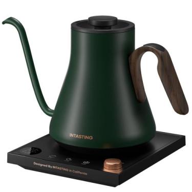 Imagem de Chaleira elétrica INTASTING Gooseneck 0,9L com controle de temperatura