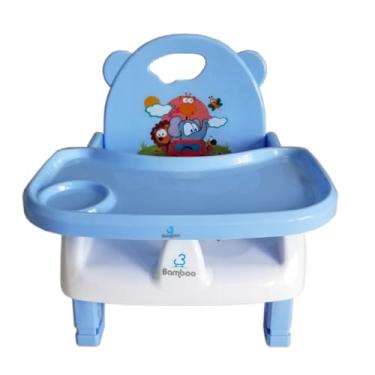 Imagem de Cadeirinha Alimentação Refeição Bebe Portátil Dobrável Compacta Baixa Infantil Com Pés...