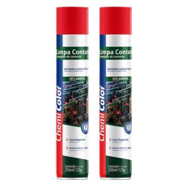 Imagem de Kit 2 Limpa Contato Chemicolor - 250Ml/125G