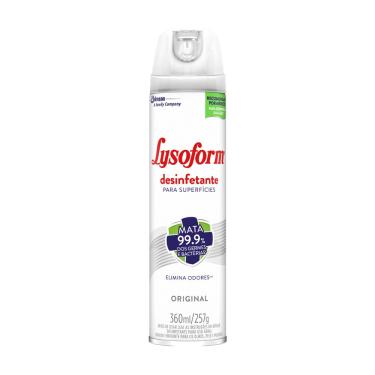 Imagem de Desinfetante Lysoform Original Aerosol 360ml