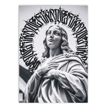 Imagem de Placa Decorativa Anjo Grafite Pichação Arte De Rua Quarto Sala Decoração Poster