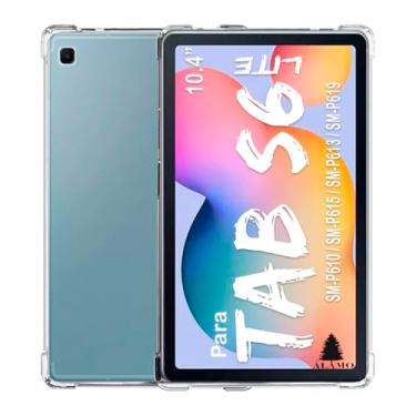 Imagem de Capa case capinha Silicone Tpu Para Tablet Samsung Galaxy Tab S6 Lite 10.4 polegadas P610 P613 P615 P619 Premium Anti Impacto, Anti Shock - Alamo