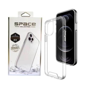 Imagem de Capa Capinha Space Para iPhone 11 12 13 14 15 16 Case Transparente Ant