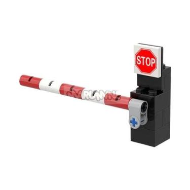 Imagem de Cidade Rua Vista Sinal De Estrada Luz Lâmpada Moc Bloco Tijolo Peças B