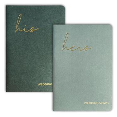 Imagem de Livros de votos de casamento para ele e ela, ideias de presentes de lista de presentes para noiva e noivo, essenciais de casamento