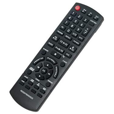 Imagem de Controle remoto de substituição N2QAYB000523 adequado para sistema Hi-Fi estéreo compacto Panasonic SC-HC40 SCHC40 SA-HC40 SAHC40 SAHC40