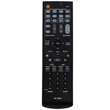 Imagem de Controle remoto de substituição RC-799M aplicável para receptor de áudio e vídeo AV Onkyo HT-R391 HT-RC330 HT-S3500 HT-R548 HTR391 HTRC330 HTS3500 HTR548