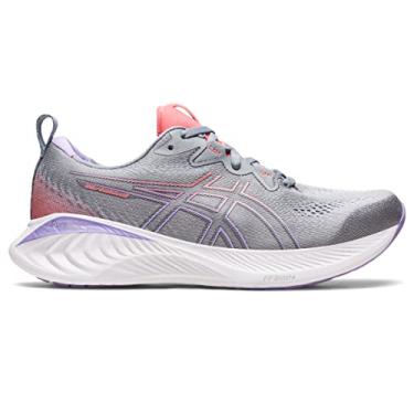 Imagem de ASICS Tênis de corrida feminino Gel-Cumulus 25, Folha de rocha/mamão, 5.5