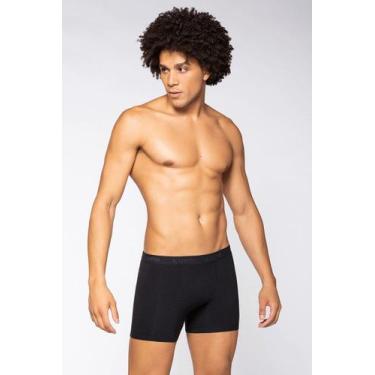 Imagem de Cueca Lupo 00615 Boxer Preta, Preto, GG