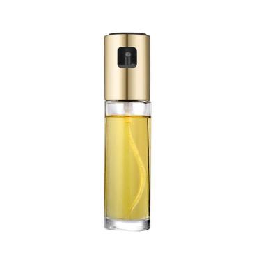 Imagem de Porta Azeite Ou Vinagre Galheteiro Em Spray De Vidro 100Ml Dourado