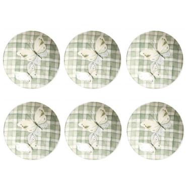 Imagem de Conjunto De Pratos Fundos 06 Peças Coup Grêta Porto Brasil