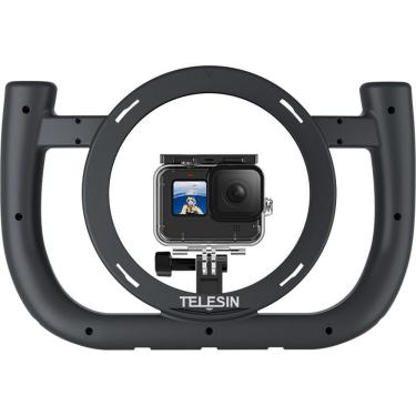 Imagem de Dome com Suporte Manual para GoPro 9, 10 e 11 Black - Telesin