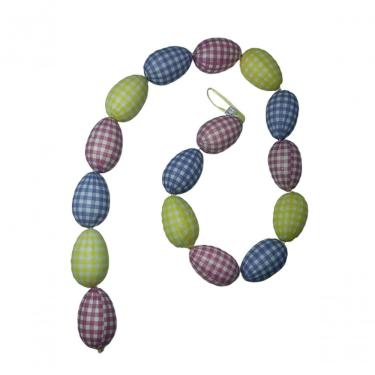 Imagem de Corrente Com 16 Ovos Coloridos Xadrez
