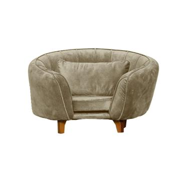 Imagem de Poltrona Cama Caminha Pet Baby Laddi Veludo Capuccino Dvinn Capuccino