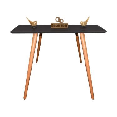 Imagem de Aparador Pés Palito Com Vidro Laqueado 140cm Preto