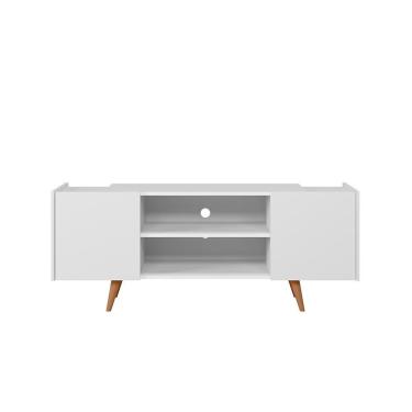 Imagem de Bancada River Para Tv Até "55 2 Portas - Colibri - Branco Fosco Branco Fosco