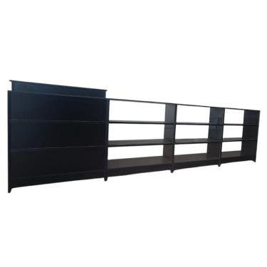 Imagem de Balcão Caixa + 3 Expositores Lojas E Comércios Preto - Suprema Móveis