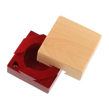 Imagem de Milageto Puzzle de Madeira com Compartimento para Armazenamento de Acessórios, Exterior 7,3x7,3cmx5cm