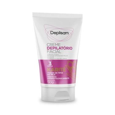 Imagem de Creme Depilatório Facial Depilsam 50 gr Karité