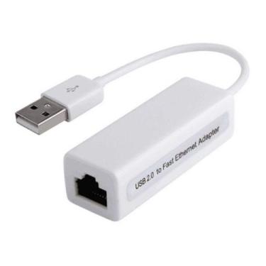 Imagem de Adaptador Placa De Rede Usb 2.0 Rj45 10/100Mbps Ethernet - Chroma Tech