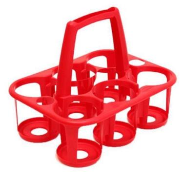 Imagem de Porta Garrafas ou Squeeze até 6 Garrafas Plasnew - 109557