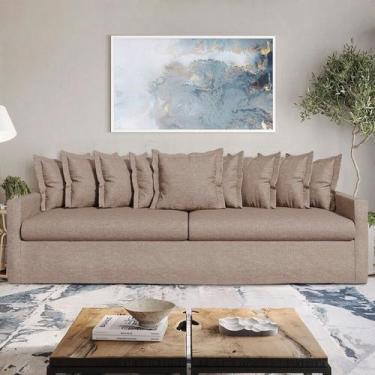 Imagem de Sofá com Capa 100% Removível e Lavável Enseada 280cm - Estofart