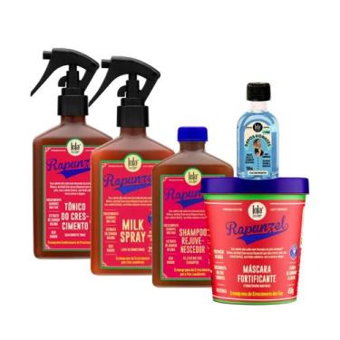 Imagem de Kit Lola Rapunzel Sh + Spray Milk + Masc + Tônico + Danos Vorazes Óleo
