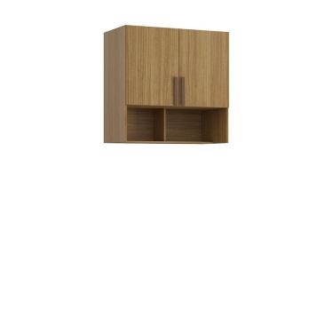 Imagem de Módulo Aéreo para Cama de Solteiro Altezza Freijó/Titânio