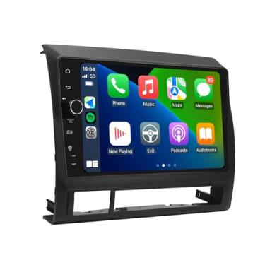 Imagem de JOYING Rádio automotivo para Toyota Tacoma 2005-2015 Android 13 unidade de cabeça estéreo de 23 cm com Carplay e Android Auto, link espelhado, navegação GPS, Bluetooth, saída HDMI, botão de volume