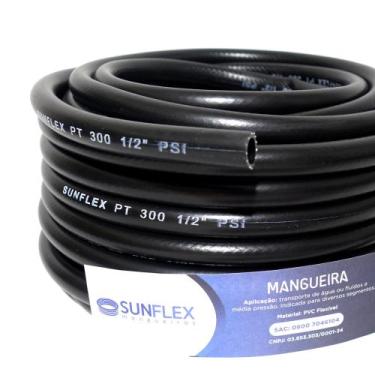 Imagem de Mangueira para Jardim PT-300 - Preta - 20m - Sunflex