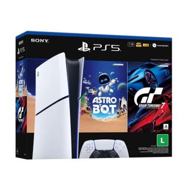 Imagem de PlayStation®5 Slim Digital -Pacote ASTRO BOT e Gran Turismo 7