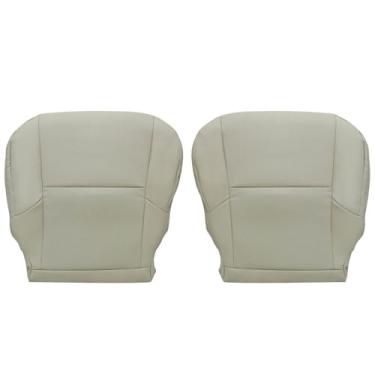 Imagem de Vigoraze Capas de assento de substituição de couro para motorista e passageiro Tan #LA00 ou LB00 compatível com Lexus GX460 2010 2011 2012 2013 2014 2015 2016 2017