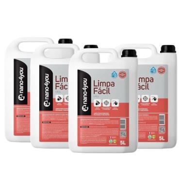 Imagem de KIT Limpa Fácil Ultra Limpador para Pisos e Superfícies 5L Nano4you 4 Unidades