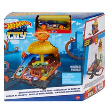 Imagem de Pista Hot Wheels City de Brinquedo Lanchonete de Hambúrgueres - MATTEL