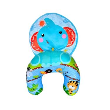 Imagem de Almofadinha Tummy Time Para Bebe Com Chocalhos Interativos