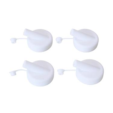 Imagem de Bico de silicone para garrafa de leite, tampa de bico de silicone para garrafa de leite, tampas de garrafa de leite de vidro, bico de jarro de leite, tampas de garrafa de leite, acessório à prova de