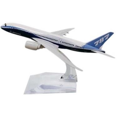 Imagem de Miniatura Avião Comercial Boeing 787 Factory 1/400 - Aircraft, Branco