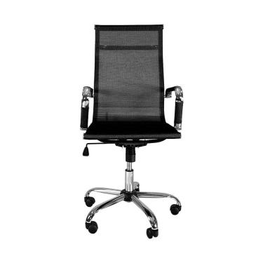 Imagem de Cadeira Escritorio Diretor Giratoria Premium Preto em Tela MAXOFFICE